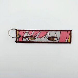 Chainsaw Man Makima Anime Embroidered Keytag Keychain